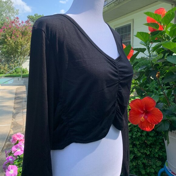 ASOS Daisy Street Crop Top with Ruching - Picture 2 of 15